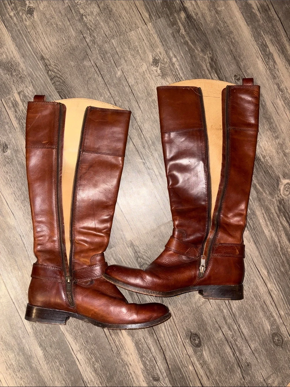 FRYE BOOTS MELISSA HARNESS INSIDE ZIP woman’s 7.5